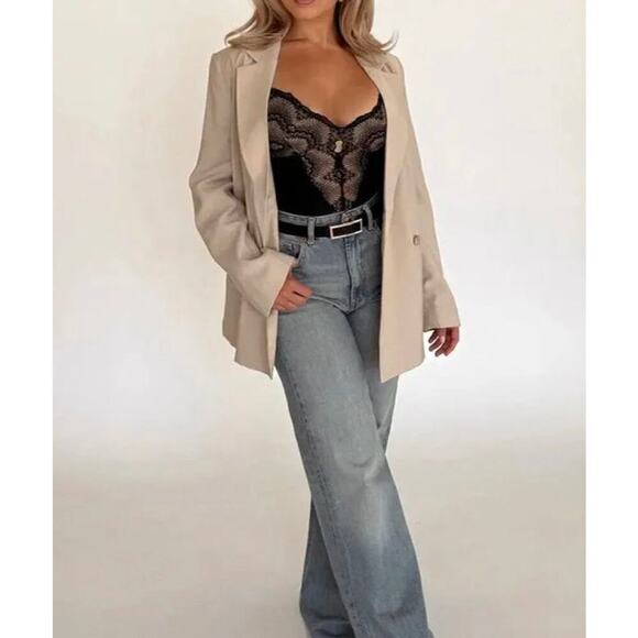 Pinsy Black Sculpting Lace Shapewear Bodysuit Plus Size 1X NWT - Picture 2 of 10